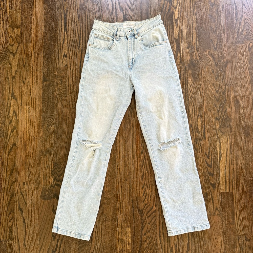 Cotton On Stretch Straight Leg Jeans (Size 4)